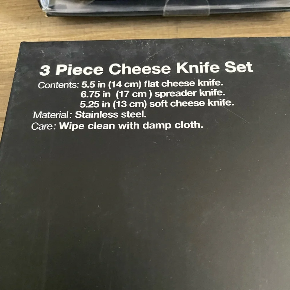 THE CELLAR 3-Pc. Cheese Knives, Created For Macy's